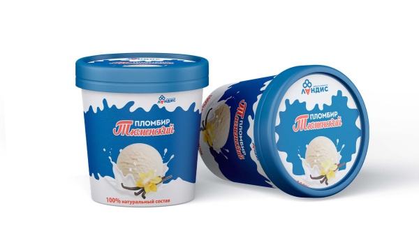 Ведро "Тюменский пломбир" 15% ванильный 